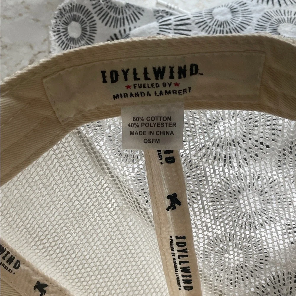 Idyllwind Cream and Black Trucker Hat - Picture 3 of 7